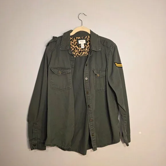Army Style Button Down - Picture 3 of 3